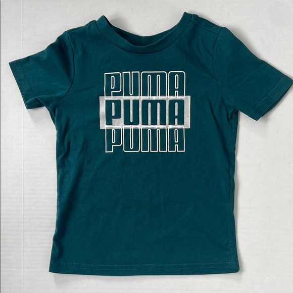 Puma Green and Black Set with Logo and Pant Stripe 2T - Picture 10 of 11